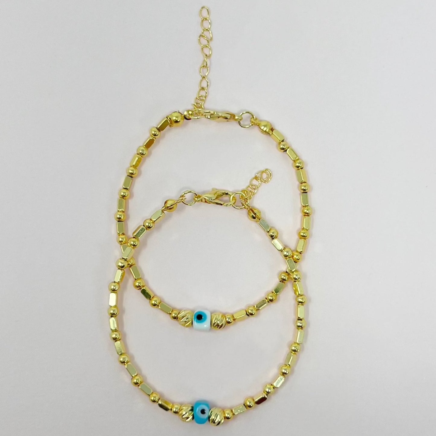 Cubed Evil Eye Bracelet