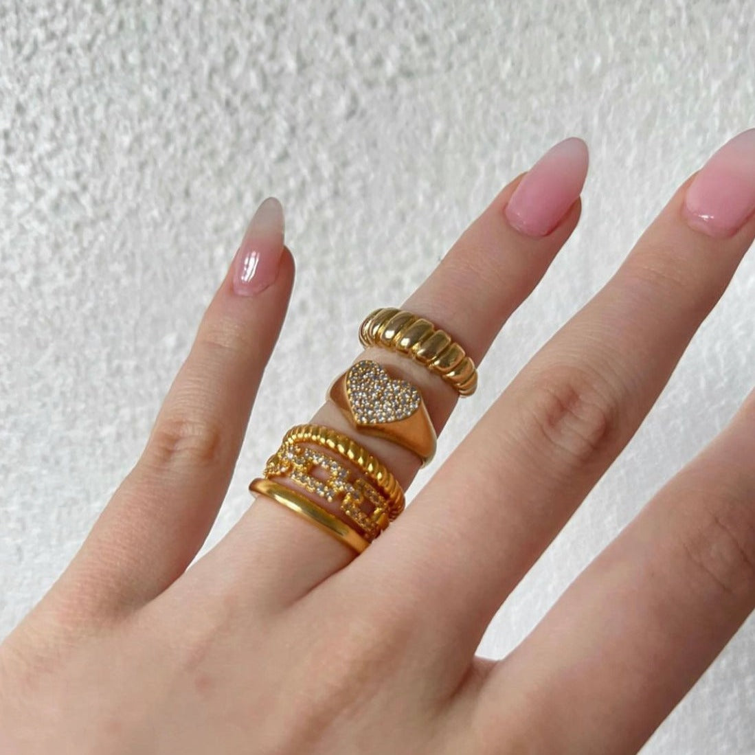 Gold Heart Ring
