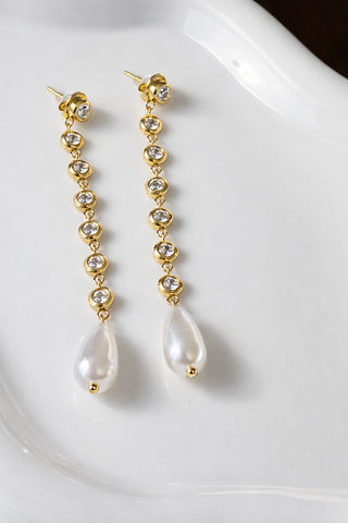 PEARL DROP EARRINGS