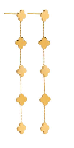 Four Leaf Runner Earrings