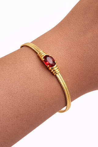 RUBY SNAKE BRACELET