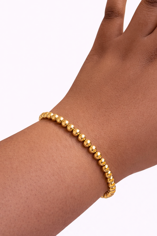 GOLD BEADED BRACELET