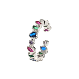 Tiara Silver Stone Ring