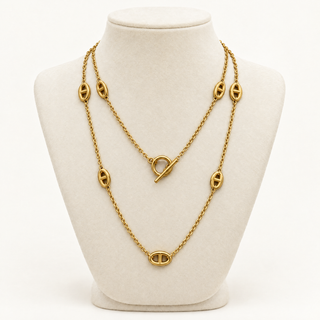 Double Wrap Mariner Necklace
