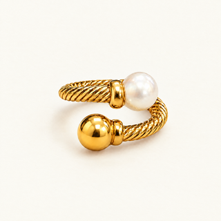 Pearl Twist Ring