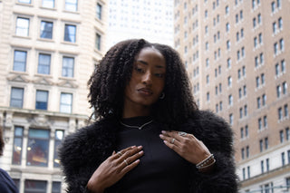 Dee Heart Necklace Silver