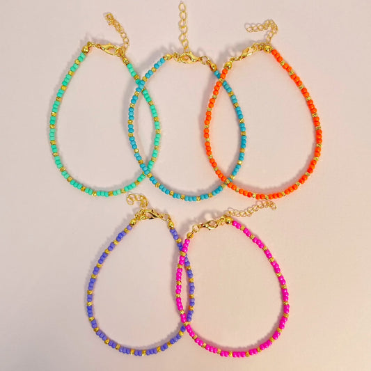 Serene Bead Anklet