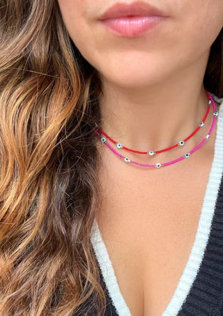 Isla Evil Eye Necklace