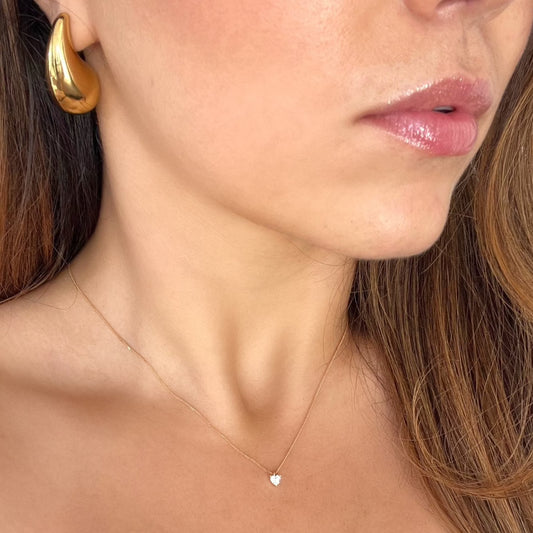 Chunky Teardrop Earrings