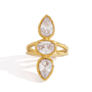 Aria Triple Drop Ring