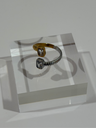 STACKED STONE RING