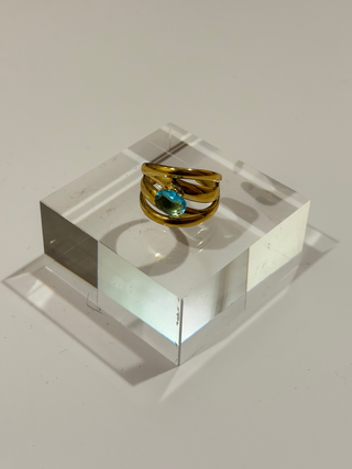 TRINITY BLUE RING