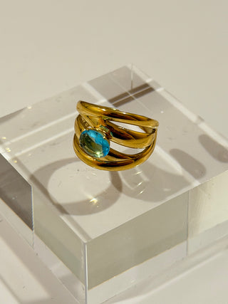 TRINITY BLUE RING