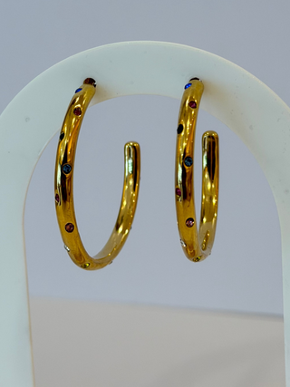 TROPICAL GEM HOOPS