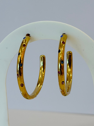 TROPICAL GEM HOOPS