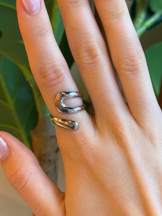 Silver Wrapped ring