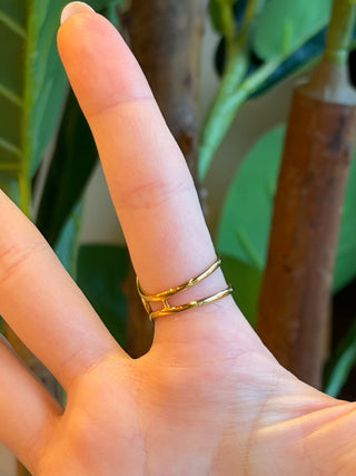 Gold Butterfly Ring