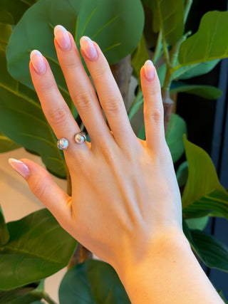 Double Pearl Ring