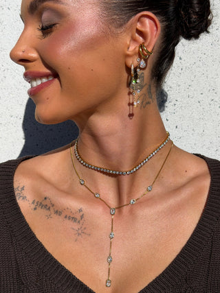 Midnight Lariat Necklace