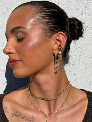 Socialite Tennis Choker Necklace