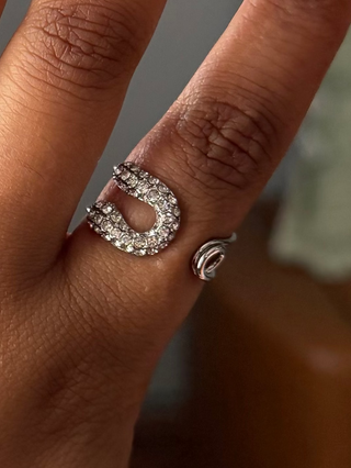 Silver Paperclip Ring