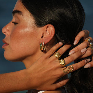 Sunbeam Evil Eye Ring