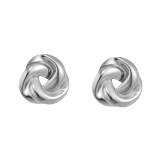 Sloane Twist Earrings Silver