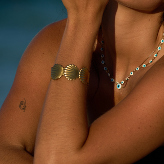 Shell Cuff Bracelet