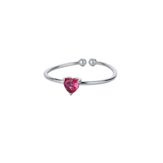 Royal Tourmaline Heart Ring