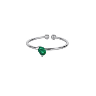 Royal Emerald Green Heart Ring