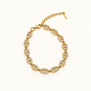 Iced Out Mariner Bracelet