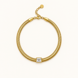 Social Snake Emerald Bracelet