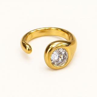 Open Bezel Ring
