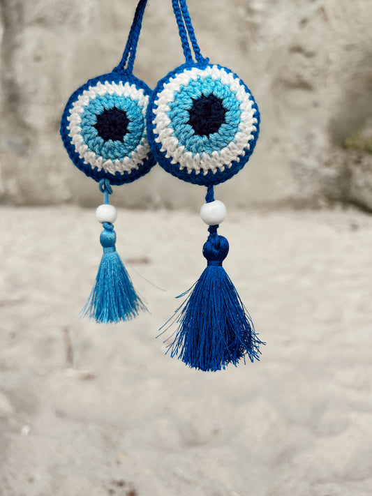 Handmade Evil Eye Purse Charm