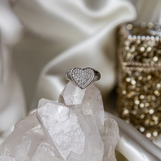 Silver Heart Ring